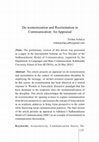 Research paper thumbnail of De-westernization and Reorientation in Communication: An Appraisal