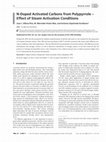 Research paper thumbnail of N-Doped Activated Carbons from Polypyrrole -Effect of Steam Activation Conditions