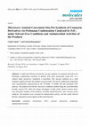 Research paper thumbnail of Article Microwave Assisted Convenient One-Pot Synthesis of Coumarin Derivatives via Pechmann Condensation Catalyzed by FeF3 under Solvent-Free Conditions and Antimicrobial Activities of the Products