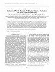 Research paper thumbnail of Synthesis of New N-Benzoyl-N'-Triazine Thiourea Derivatives and Their Antibacterial Activity