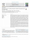 Research paper thumbnail of Ecosystem services as a resilience descriptor in habitat risk assessment using the InVEST model