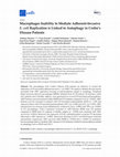 Research paper thumbnail of Macrophages Inability to Mediate Adherent-Invasive E. coli Replication is Linked to Autophagy in Crohn’s Disease Patients