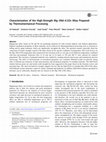 Research paper thumbnail of Characterization of the High-Strength Mg–3Nd–0.5Zn Alloy Prepared by Thermomechanical Processing