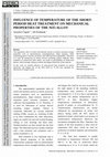 Research paper thumbnail of Influence of temperature of the short-period heat treatment on mechanical properties of the NiTi alloy