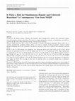 Research paper thumbnail of 814 Is There a Role for Simultaneous Hepatic and Colorectal Resections? a Contemporary View From NSQIP