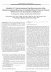 Research paper thumbnail of Modified V-Y Fasciocutaneous Flap Reconstruction After Abdominoperineal Resection in Irradiated Patients Prevents Wound Dehiscence and Associated Complications