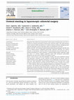 Research paper thumbnail of Ureteral stenting in laparoscopic colorectal surgery