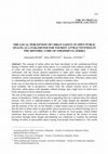 Research paper thumbnail of The Local Perception of Urban Safety in Open Public Spaces as a Parameter for Tourist Attractiveness in the Historic Core of Smederevo, Serbia