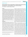 Research paper thumbnail of Salt sensitivity of the morphometry of Artemia franciscana during development: A demonstration of 3-D critical windows