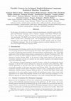 Research paper thumbnail of Parallel Corpora for bi-lingual English-Ethiopian Languages Statistical Machine Translation