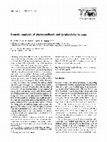 Research paper thumbnail of Genetic analysis of photosynthesis and productivity in corn