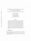 Research paper thumbnail of Symmetry, model reduction, and quantum mechanics