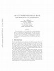 Research paper thumbnail of Quantum phenomena may have macroscopic counterparts