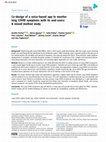 Research paper thumbnail of Co-design of a voice-based app to monitor long COVID symptoms with its end-users: A mixed-method study