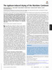 Research paper thumbnail of The typhoon-induced drying of the Maritime Continent