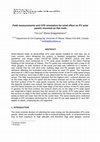 Research paper thumbnail of Field measurements and CFD simulation for wind effect on PV solar panels mounted on flat roofs *