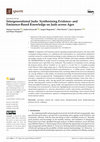 Research paper thumbnail of Intergenerational Judo: Synthesising Evidence- and Eminence-Based Knowledge on Judo across Ages