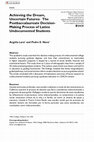 Research paper thumbnail of Achieving the Dream, Uncertain Futures: The Postbaccalaureate Decision-Making Process of Latinx Undocumented Students