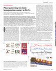 Research paper thumbnail of Phase patterning for ohmic homojunction contact in MoTe <sub>2</sub>