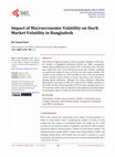 Research paper thumbnail of Impact of Macroeconomic Volatility on Stock Market Volatility in Bangladesh