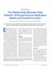 Research paper thumbnail of The Relationship Between Male Patients' Antihypertensive Medication Beliefs and Erectile Function