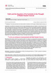 Research paper thumbnail of Faith and the Question of its Certainty in the Thought of Rabbi Hasdai Crescas