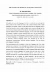 Research paper thumbnail of The Letter X in Artificial Auxiliary Languages