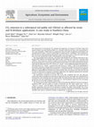 Research paper thumbnail of CO2 emission in a subtropical red paddy soil (Ultisol) as affected by straw and N-fertilizer applications: A case study in Southern China