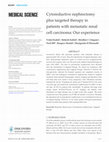 Research paper thumbnail of Cytoreductive nephrectomy plus targeted therapy in patients with metastatic renal cell carcinoma: Our experience