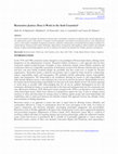 Research paper thumbnail of Restorative Justice: Does it Work in the Arab Countries?