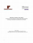 Research paper thumbnail of What does cash have to do with It? Learning from the experience of child welfare-affected families receiving a time limited Unconditional Cash Transfer