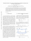 Research paper thumbnail of Modulated Harmonic Wave in Series‐Connected Discrete Josephson Transmission Line: The Discrete Calculus Approach