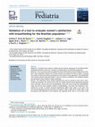 Research paper thumbnail of Validation of a tool to evaluate women's satisfaction with breastfeeding for the Brazilian population