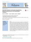 Research paper thumbnail of Association between the Brazilian Breastfeeding Network implementation and breastfeeding indicators