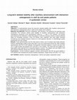 Research paper thumbnail of Long-term skeletal stability after maxillary advancement with distraction osteogenesis in cleft lip and palate patients