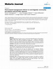 Research paper thumbnail of Home-based management of fever in rural Uganda: community perceptions and provider opinions