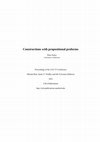 Research paper thumbnail of Constructions with propositional proforms