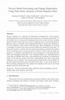 Research paper thumbnail of Process Model Forecasting and Change Exploration Using Time Series Analysis of Event Sequence Data