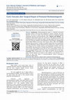 Research paper thumbnail of Early Outcome after Surgical Repair of Postnatal Myelomeningocele