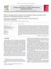 Research paper thumbnail of Effect of transglutaminase-induced cross-linking of sodium caseinate on the properties of equilibrated interfaces and foams