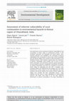 Research paper thumbnail of Assessment of inherent vulnerability of rural communities to environmental hazards in Kimsar region of Uttarakhand, India