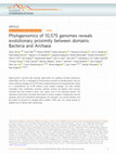 Research paper thumbnail of Phylogenomics of 10,575 genomes reveals evolutionary proximity between domains Bacteria and Archaea