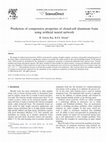 Research paper thumbnail of Prediction of compressive properties of closed-cell aluminum foam using artificial neural network