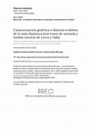 Research paper thumbnail of Caracterización genérica e historia evolutiva de la nana flamenca