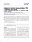 Research paper thumbnail of 10-Year Trend of Abdominal Magnetic Resonance Imaging Compared With Abdominal Computed Tomography Scans in Inflammatory Bowel Disease