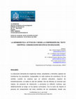 Research paper thumbnail of La hermenéutica: actitud en y desde la comprensión del texto científico. Comunicación más eficaz en educación