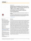 Research paper thumbnail of Multitemporal Modelling of Socio-Economic Wildfire Drivers in Central Spain between the 1980s and the 2000s: Comparing Generalized Linear Models to Machine Learning Algorithms