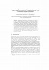 Research paper thumbnail of Improving deterministic computations in lazy functional logic languages