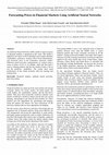 Research paper thumbnail of Forecasting Prices in Financial Markets Using Artificial Neural Networks