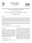 Research paper thumbnail of Efficient estimation of extreme response of drag-dominated offshore structures by Monte Carlo simulation